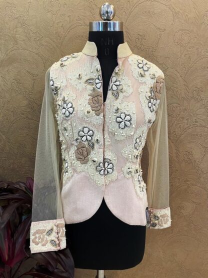 Pink Jacket Handwork