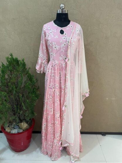 Pink Long Dress - Image 3